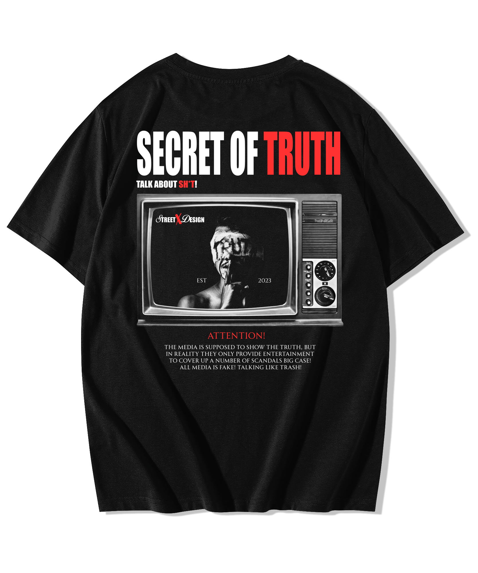 Alfaq Secret Of Truth Oversized T-shirt